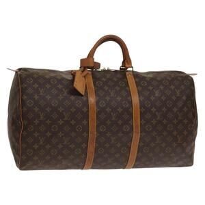 LOUIS VUITTON Monogram Keepall 60 Boston Bag M41422